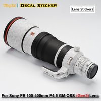 For New Sony FE 100-400mm F4.5 GM OSS Lens Sticker for Sony 100 400 Lens Sticker SEL100400MC Skin 100-400 Wrap 100400 Skin
