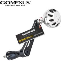 GOMEXUS 70 90 mm Power Handle With 45mm Knob Compatible for Shimano Saragosa SW 5000 6000 8000 14000