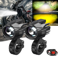 Dodatkowe światła motocyklowe punktowe, laserowe światła przeciwmgielne przednie, super do BMW Honda Yamaha Suzuki 4x4 ATV Ciężarówka Motocykl SUV