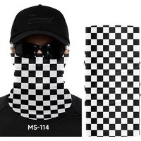 AliExpress NONE Plaid Seamless Neck Gaiter Summer UV Protection Quick Drying Bandana Breathable Multifunctional Neck Tube Mask Cycling Hiking