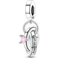 925 Sterling Silver Charms Bead CZ Zircon Wedding Ring Dangle Fit Original Bracelet DIY Women Jewelry Gift