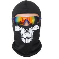 AliExpress NONE Bicycle Balaclava Full Face Mask Skull Print Motorcycle Full Face Mask Windproof Skiing Head Neck Warmer Bicycle Helmet Liner