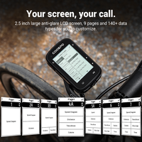 COOSPO Bike Computer CS500 GPS Route Navigation Cycling Odometer Wireless Bicycle Speedometer Cycle Stopwatch ANT+ Bluetooth5.0