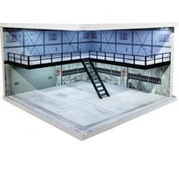 1/18 1/24 1/32 Car Showroom Lighting Scene Model,Parking Lot Diorama For Display & Collection & Gift