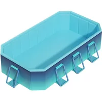 Inflatable Kids Swimming Pool Family Outdoor Foldable Thickened Baby Slide Easy Setup No Pump Needed Backyard Garden Home