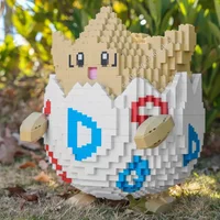 1954PCS Custom MOC Life-Sized Sculpture Series Cutie Pie Mega Figure DIY Creative Education Assembly Puzzle birthday Toy Gifts