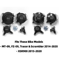 Motorcycles ENGINE PROTECTION COVER For MT-09 FZ-09 Tracer & Scrambler 2014-2020 XSR900 2015-2020 Alternator Clutch Cover image 4