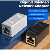 RJ45 Coupler Ethernet Extender 1000Mbps LAN Connector Cat6/Cat5e Ethernet Cable Extender Female to Female Network Adapter