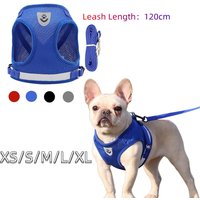Quality Dog Harness And Leash Set Dog Accessories For Small Dog Chest Harness Dog Leash French Bulldog Pug Medium Pet Supplies