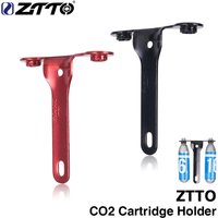 ZTTO CO2 Cartridge Holder Bottle Cage Mount Bracket Hold 2 X Control Blast Air Cartridges for Road Bike Water Bicycle Part