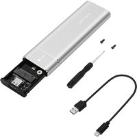 NVME M.2 Solid State Drive External Enclosure 2230/2242/2260/2280 M.2 To USB C 10Gbps SSD Aluminum Case Type C For M And B&M Key