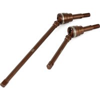 KYX Racing Hardened Steel Drive Shaft Front Axle Shaft CVD Upgrades Parts for 1/10 RC Crawler Car Axial RBX10 RYFT