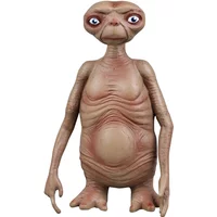 ET The Extra Terrestrial Alien UFO Action Figures PVC Latex Mascot for Gifts Ornaments Souvenirs Table Statue Toys