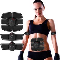 Electric Wireless EMS Muscle Stimulator Buttocks Hip Trainer Abdominal ABS Exercise Fitness Body Slimming Massager Stickers