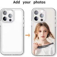 Customized Photo Transparent Soft Case For iPhone 17 Air 11 12 13 14 15 16 16E Pro Max Mini SE 2020 2022 X XS XR 7 8 Plus