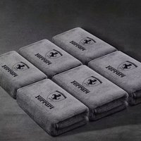 Car Microfiber Wash Towel Cleaning Drying Cloth For Ferrari Roma F80 296 GTB GTS SF90 Stradale Spider Spyde Auto Accessories
