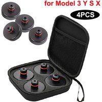 4Pcs/Set Lifting Jack Pads for Tesla Model 3 Y S X Highland 2024 Rubber Pucks Chassis Lift Stands Adapter Repair Tool Chassis