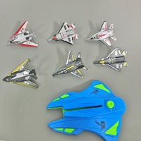 Set of 6 aircraft launchers, plastic model fighter planes, battle launchers, birthday gift for boys, new year gift