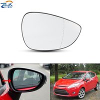 ZUK Good Car-Styling Left Right Brank New Outer Side Rearview Mirror Lens Glass For Ford Fiesta 2009 2010 2011 2012 2013 2014
