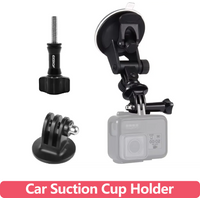 Car Suction Cup Holder Vehicle Mount For GoPro Hero 13 12 11 10 9 8 Insta360 X5 X4 AKASO DJI OSMO Action 6 5 PRO 4 3 Nano Camera