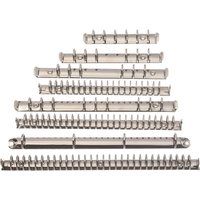 A4/B5/A5/A6/A7 Metal Spiral Rings Binder Clip Loose-leaf File Folder Clip Notebook Accessory Stationery