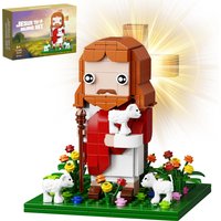 NEW Jesus Building Blocks Set Crucifixion Godfather Toys Ideas God's Faith Model (324 PCS)
