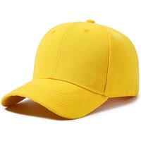 Spring and summer solid color sun-shading baseball cap, casual and versatile four-season visor hat