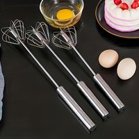 1/3pcs Semi-automatic Egg Beater Stainless Steel Manual Cream Whisk Multifunctional Hand Mixers Kitchen Utensil Home Baking Tool