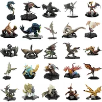 Japanese Genuine Scale Model Monster Hunter Rise of Dawn Series Black Erosion Dragon Destroy Dragon Brok Action Figure Toys