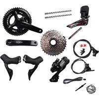 AliExpress Shimano 105 Di2 R7170 R7100 2x12Speed Crank 170mm/172.5mm R7150 Rear Derailleur R7100 11-36T/11-34T Cassette Road Bike Groupset