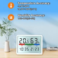 LCD Digital Thermometer Hygrometer Sensor Gauge Weather Station New Digital Home Indoor Temperature Humidity Meter