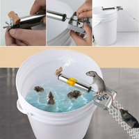 Household Multi-purpose Roller Slide Lid Rat Catching Mouse Bucket Traps Mouse Trap Mousetrap Creative Rat Trap Reusable