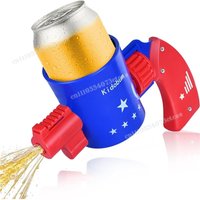 Beer Shooter Gun Party Drinking Game, Twist Open Can Opener, Fun Beverage Dispenser for Adult Parties, Bar Nights & Gatherings