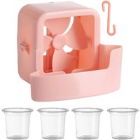 Portable Fan Cooler Using Ice Mist Cooling Technology, No Battery Required Hook-Type Installation for Home