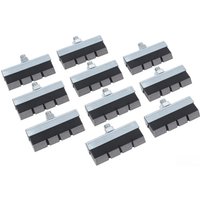 AliExpress NONE 10/20PCS 4cm Vintage V-Brake Pads Classic Caliper Brake Blocks for Retro Bike Braking Shoe Holders