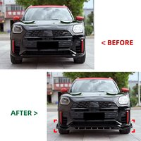 Car Front Spoiler Diffuser For BMW Mini Countryman JCW U25 2024+ Car Front Bumper Lip Splitter Auto Part Body Kits Tuning