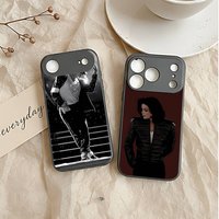 M-Michael Jackson Magnetic Silicone Case Compatible With MagSafe For IPhone 17 16 15 13 14 Pro Max 11Plus 12mini Cover