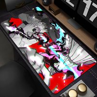 Japan Hot Anime Mouse Pad Black And White Manga Keyboard Pad PC Jujutsu Kaisen Yuta Desk Mat XXL Laptop Gamer Cabinet Mousepad