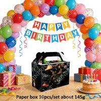 Cartoon How to Train Your Dragon Party Paper Candy Box Supplies Baby Shower Kids Girls Birthday Party Gift Box Decoration