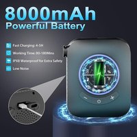 Camping Shower 3.6V 8000mAh IPX8 Rainproof Portable Power Supply for Outdoors Rechargeable Camp Shower Outdoor Shower