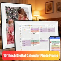 New Version Digital Calendar Touch Screen Smart 10.1 Inch Times Frame for Family Schedules Digital Photo Frame Home Assistant