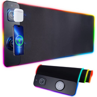 For 3-in-1 Magnetic Wireless Charging Personalized Mousepad Large XXL Customized Office Desk Pad Wireless Charging Luminous Mat