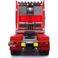 1/14 770S RC Tractor Truck 8x8 Metal Chassis Radio Control DIY Lorry Lock Differential 3Speed Cab Suspension Smoking ST8 Battery