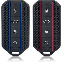 Silicone Car Key Case Full Cover for Chery Jaecoo J5 5 2025 2026 Protection Key Bag Housing Holder Keychain Car Accessories