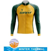 AliExpress NONE Winter men's cycling warm fleece clothing bicycle mountain biking clothing warm jacket bib plus fleece trousers