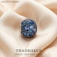 Bead Deep Ocean Pure 925 Sterling Silver Romantic Gift For Women Europe Feminine Karma Charms Jewelry Accessories