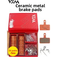AliExpress VXM Ceramic Metal Brake Pads MTB Road Bike Disc Brake Pads 25 Pairs/Box High Performance Wear-Resistant Bicycle Brake Pads