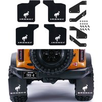 TRX4 Rubber Front and Rear Fender with Base Mounting Stents for 1/10 RC Crawler Car TRX-4 Defender/Fort Bronco 2021 Part