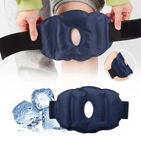 Gel Knee Ice Pack Dual Temperature Hot and Cold Compress Therapy Joint Relief Flexible Strap Design Nylon Gel Knee Ice Pack