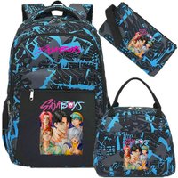 Boys Girls KPop Demon Hunter Casual School Bags Waterproof Backpack Large Capacity Laptop Back To Schoolbag Travel Mochilas